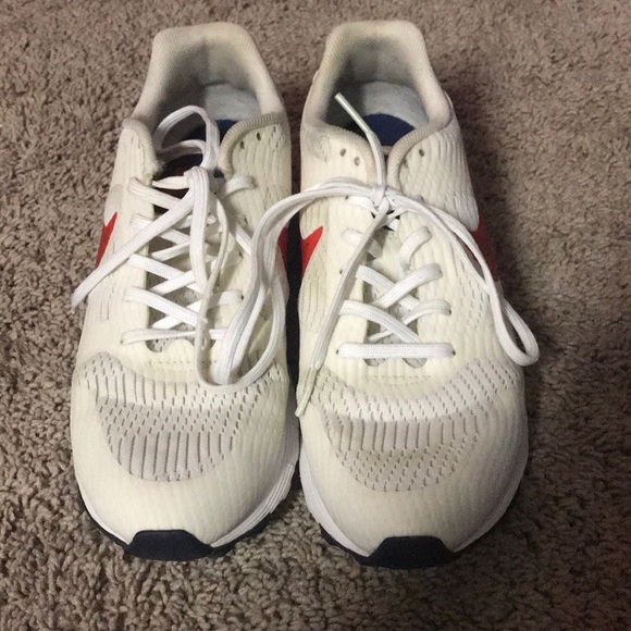 Nike air pegasus white/off white/red/gold - Picture 1 of 4